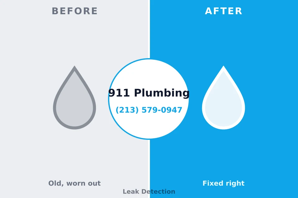 Before and after: plumbing repair Jimmerson Lake, IN